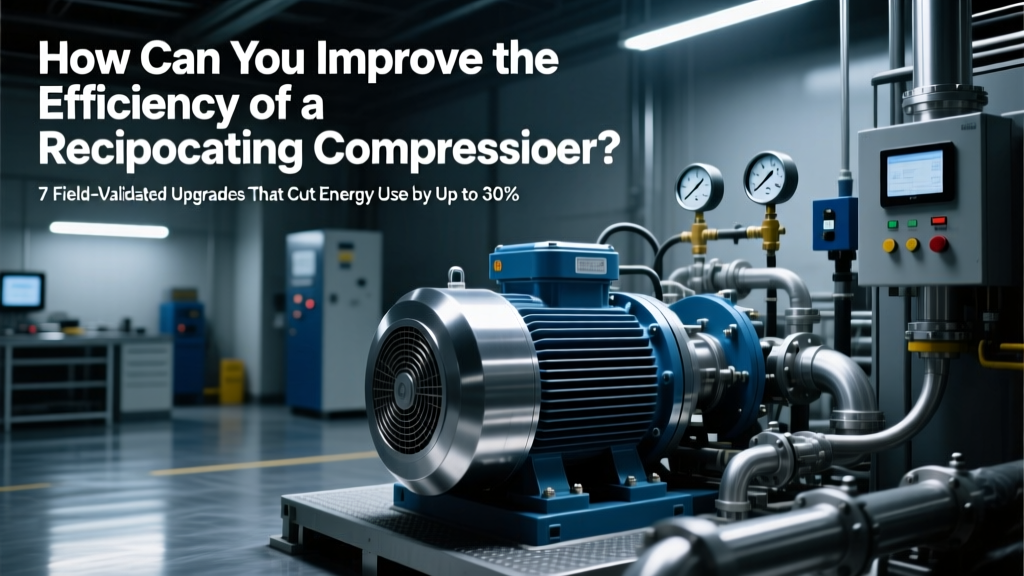 How Can You Improve the Efficiency of a Reciprocating Compressor? 7 Field-Validated Upgrades That Cut Energy Use by 12–28% (Without Replacing the Whole Unit)