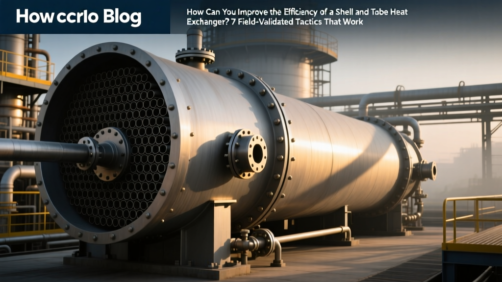 How Can You Improve the Efficiency of a Shell and Tube Heat Exchanger? 7 Field-Validated Tactics That Boost Thermal Performance by 12–35% (Without Replacing the Entire Unit)