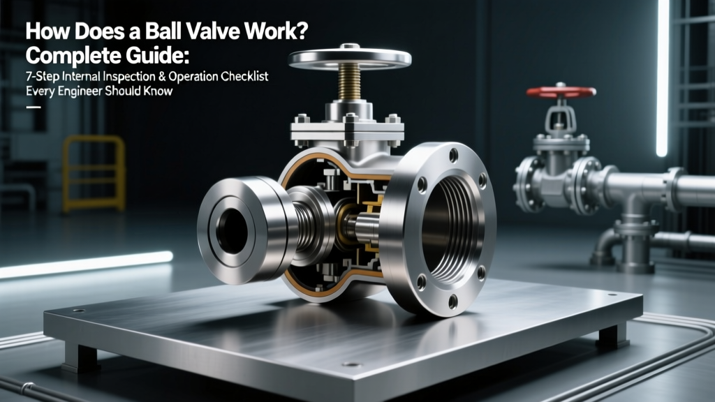 How Does a Ball Valve Work? Complete Guide: 7-Step Internal Inspection & Operation Checklist Every Technician Misses (Cv, Sealing Integrity, API 609 Compliance)