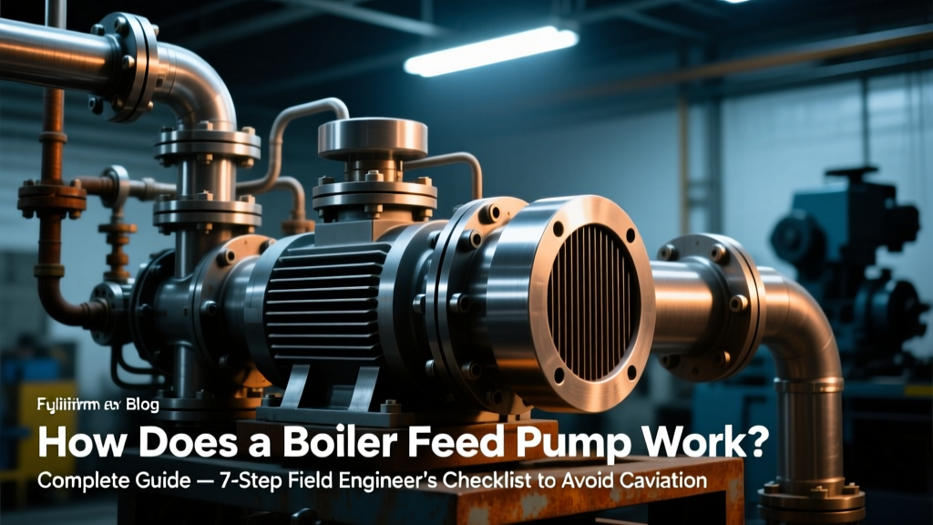 How Does a Boiler Feed Pump Work? Complete Guide — 7-Step Field Engineer’s Checklist to Avoid Cavitation, Trips, and Efficiency Collapse (Real NPSH Calculations + Curve Interpretation Included)