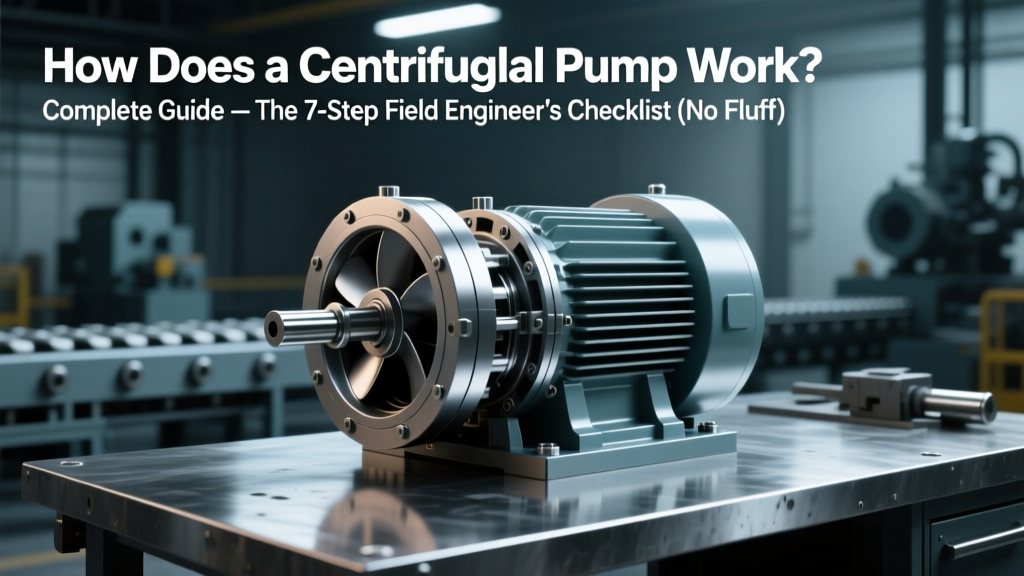 How Does a Centrifugal Pump Work? Complete Guide — The 7-Step Field Engineer’s Checklist (No Fluff, No Theory-Only Gaps: Just What Actually Happens Inside Your Pump During Startup, Steady Operation, and Shutdown)