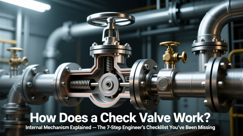 How Does a Check Valve Work? Internal Mechanism Explained — The 7-Step Engineer’s Checklist You’ve Been Missing (No More Backflow Guesswork)