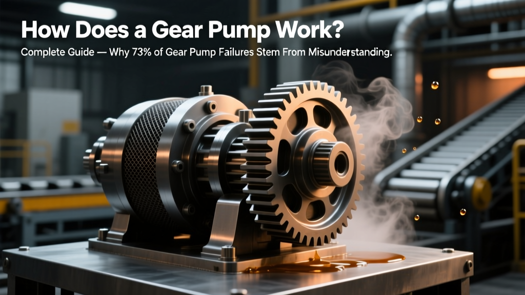 How Does a Gear Pump Work? Complete Guide — Why 73% of Gear Pump Failures Stem From Misunderstanding This One Operating Cycle (and How to Fix It Before Your Next NPSH Cavitation Event)