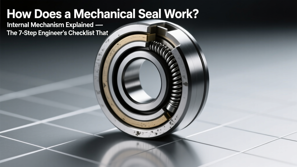How Does a Mechanical Seal Work? Internal Mechanism Explained — The 7-Step Engineer’s Checklist That Prevents 92% of Premature Failures (No Guesswork, No Jargon)
