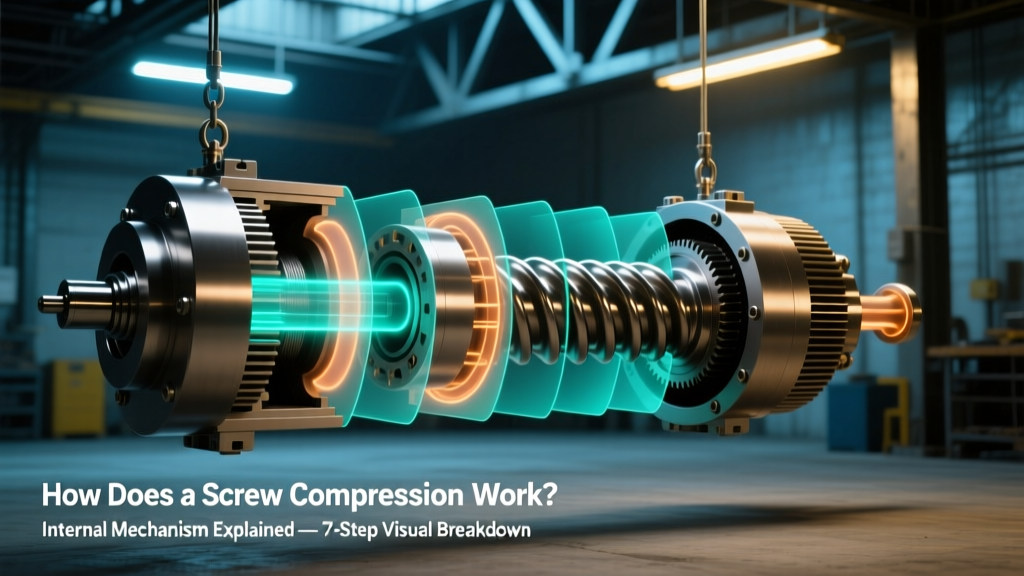 How Does a Screw Compressor Work? Internal Mechanism Explained — 7-Step Visual Breakdown (No Engineering Degree Required)