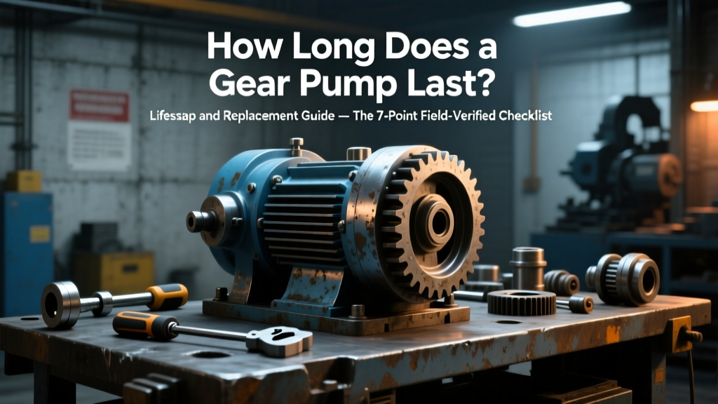 How Long Does a Gear Pump Last? Lifespan and Replacement Guide — The 7-Point Field-Verified Checklist Every Maintenance Engineer Uses to Double Service Life (and Avoid $12k+ Unexpected Downtime)