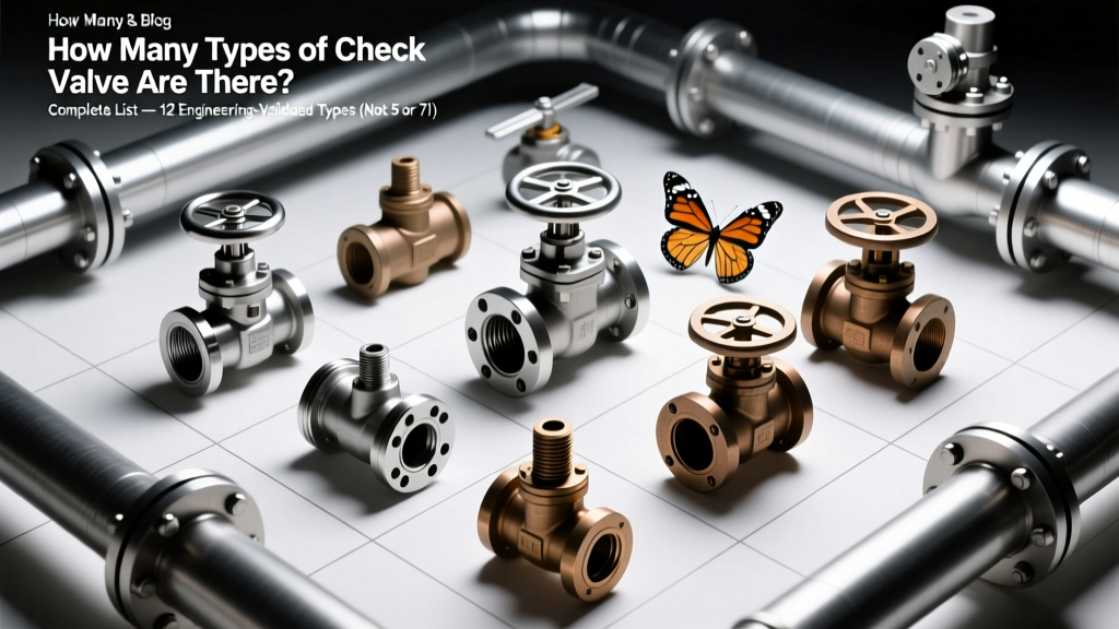 How Many Types of Check Valve Are There? Complete List — 12 Engineering-Validated Types (Not 5 or 7!), With Real-World Failure Data, Material Compatibility Charts, and ASME B16.34 Compliance Notes You Can’t Afford to Miss