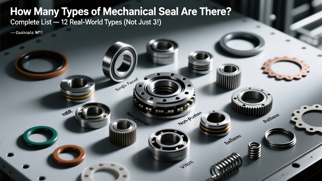 How Many Types of Mechanical Seal Are There? Complete List — 12 Real-World Types (Not Just 3!) With Engineering Histories, Failure-Proof Selection Criteria & API/ISO Compliance Notes