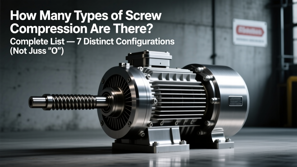 How Many Types of Screw Compressor Are There? Complete List — 7 Distinct Configurations (Not Just 'Oil-Flooded vs. Dry') Revealed by a 20-Year Compressed Air Systems Engineer