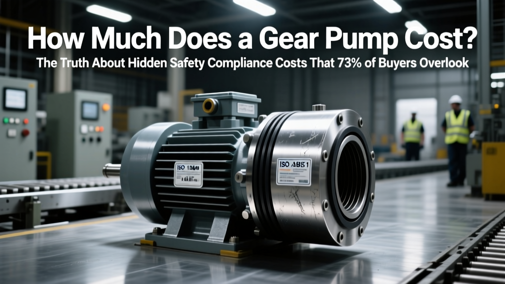 How Much Does a Gear Pump Cost? The Truth About Hidden Safety Compliance Costs That 73% of Buyers Overlook—A Real-World Total Cost of Ownership Breakdown for Industrial Engineers