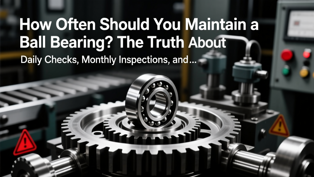 How Often Should You Maintain a Ball Bearing? The Truth About Daily Checks, Monthly Inspections, and Annual Overhauls—Plus What 92% of Maintenance Teams Get Wrong (Real-World Case Study Included)