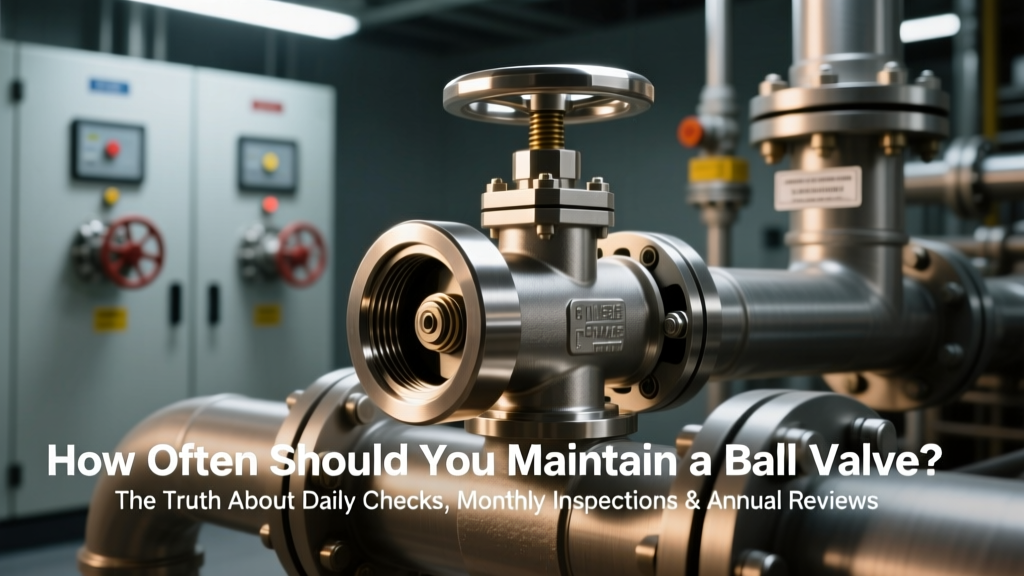 How Often Should You Maintain a Ball Valve? The Truth About Daily Checks, Monthly Inspections & Annual Overhauls—And Why Skipping One Step Costs $12,700+ in Unplanned Downtime (Based on 42 Plant Audits)