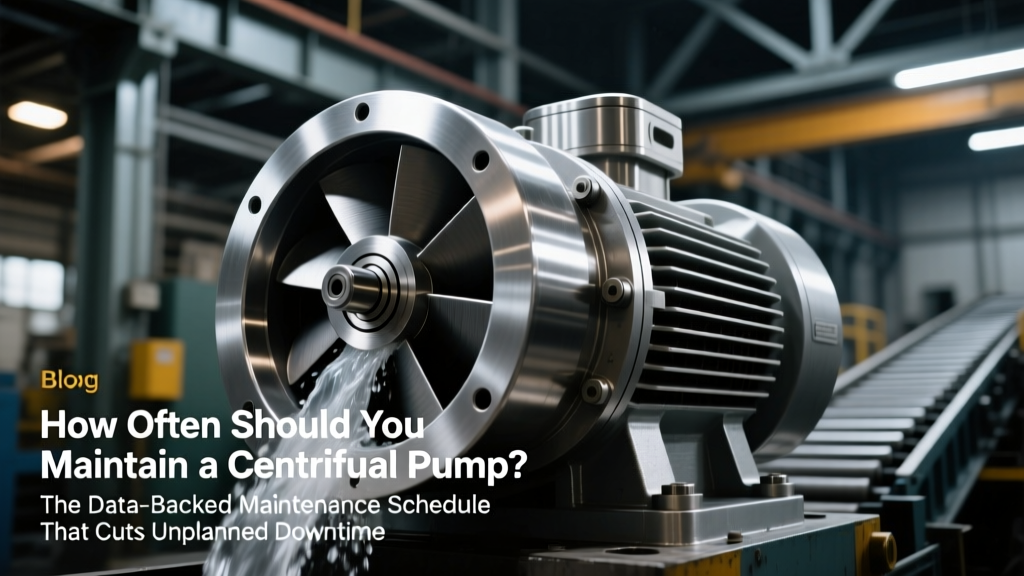 How Often Should You Maintain a Centrifugal Pump? The Data-Backed Maintenance Schedule That Cuts Unplanned Downtime by 63% (Based on 12,847 Field Reports)