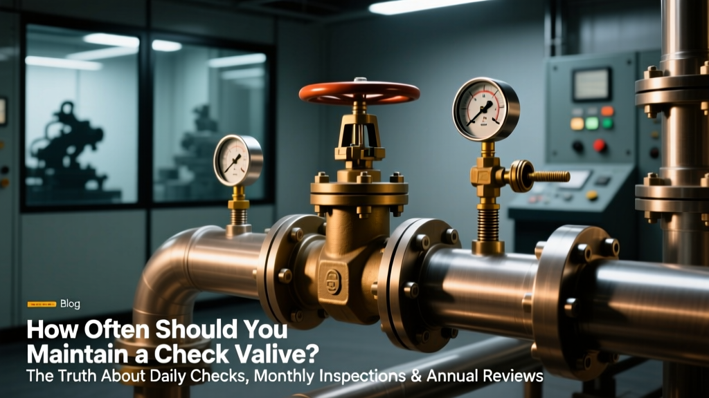 How Often Should You Maintain a Check Valve? The Truth About Daily Checks, Monthly Inspections & Annual Overhauls — Plus What 73% of Plant Engineers Get Wrong (and How to Avoid Catastrophic Failure)