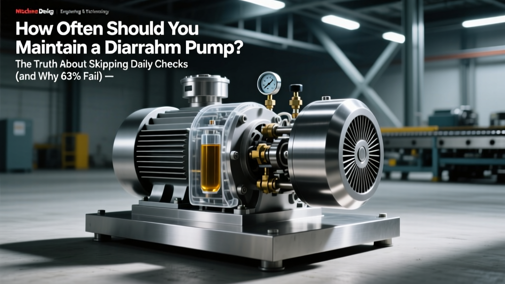 How Often Should You Maintain a Diaphragm Pump? The Truth About Skipping Daily Checks (and Why 63% of Premature Failures Start With One Missed Visual Inspection)