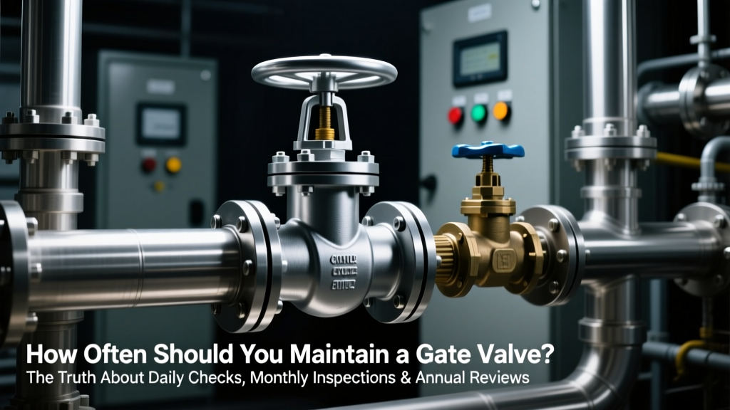 How Often Should You Maintain a Gate Valve? The Truth About Daily Checks, Monthly Inspections & Annual Overhauls (Backed by API RP 589 & Real Plant Data)