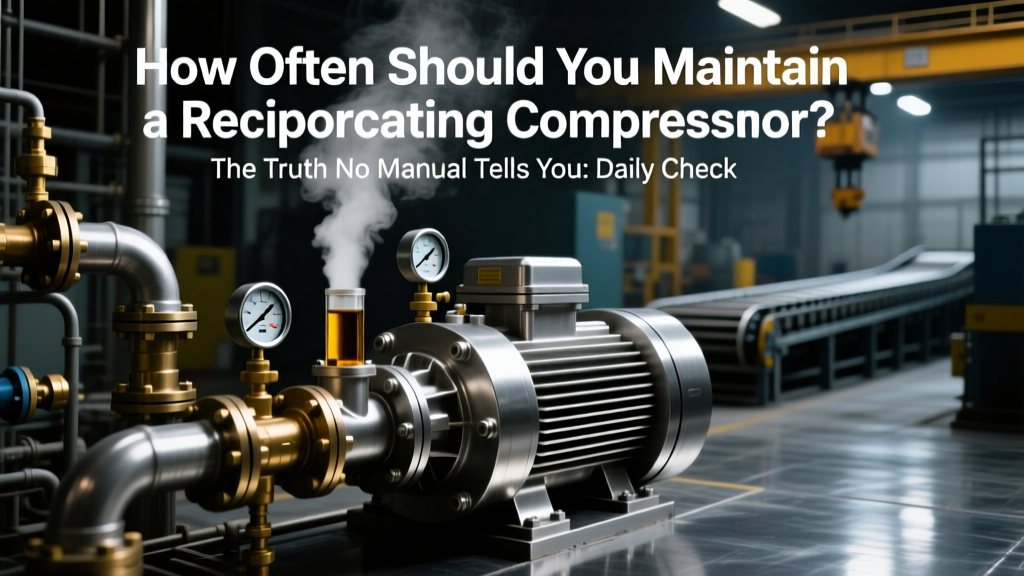 How Often Should You Maintain a Reciprocating Compressor? The Truth No Manual Tells You: Daily Checks That Prevent 73% of Catastrophic Failures, Monthly Inspections That Extend Service Life by 4.2 Years, and Annual Overhauls Backed by API RP 1163 Data — Not Guesswork.
