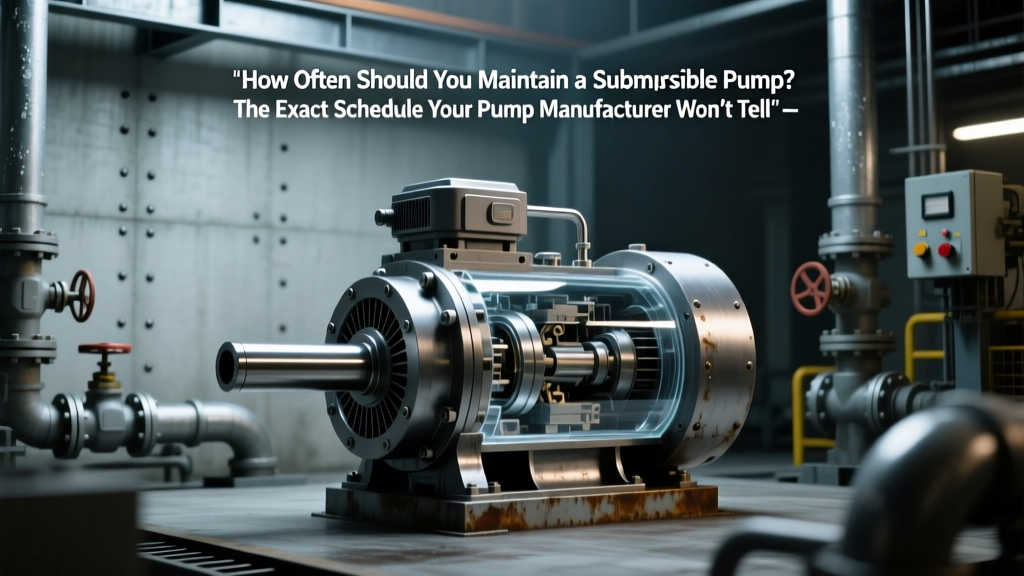 How Often Should You Maintain a Submersible Pump? The Exact Schedule Your Pump Manufacturer Won’t Tell You (But ISO 5199 & API RP 14E Demand It)