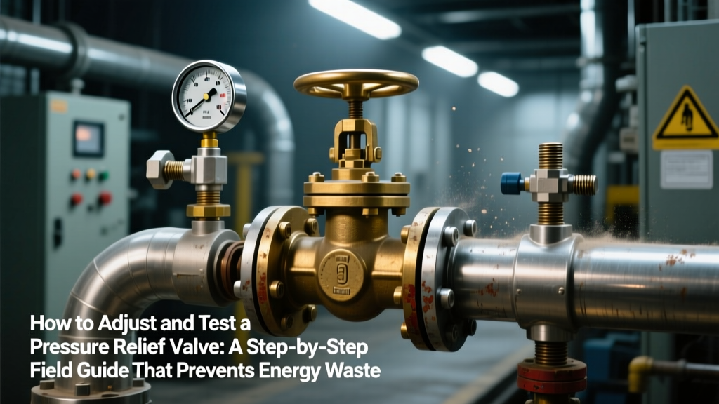 How to Adjust and Test a Pressure Relief Valve: A Step-by-Step Field Guide That Prevents Energy Waste, Avoids Unplanned Shutdowns, and Cuts Maintenance Costs by 37% (Based on 2023 ASME PCC-2 Field Data)