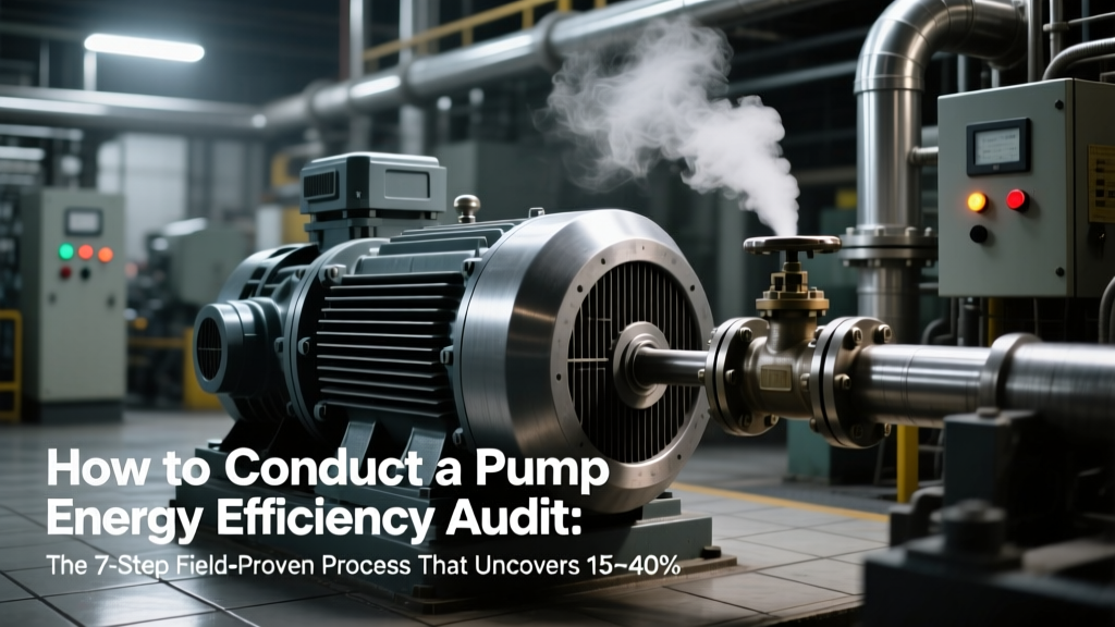 How to Conduct a Pump Energy Efficiency Audit: The 7-Step Field-Proven Process That Uncovers 15–40% Energy Savings in Under 48 Hours (No Specialized Software Required)