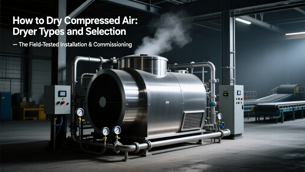How to Dry Compressed Air: Dryer Types and Selection — The Field-Tested Installation & Commissioning Guide (Not Just Theory) That Prevents Costly Downtime, Corrosion, and Failed ISO 8573 Tests