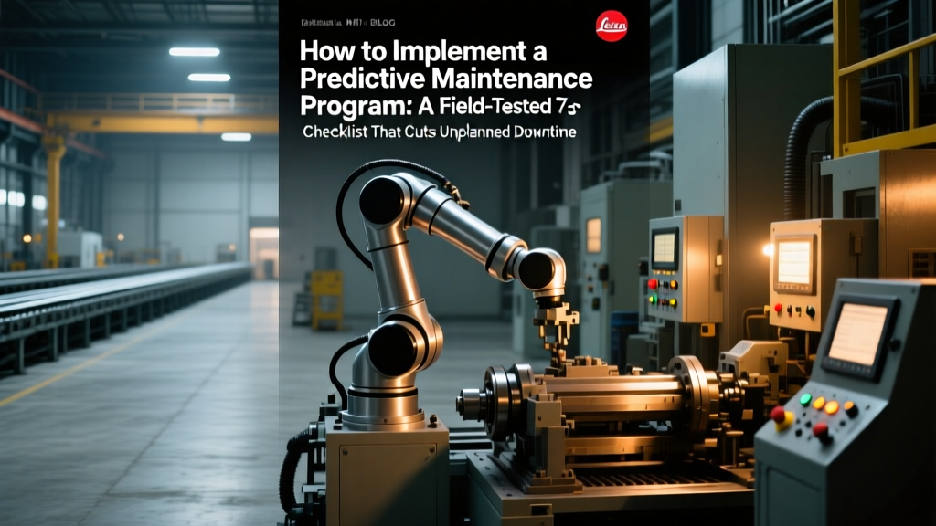 How to Implement a Predictive Maintenance Program: A Field-Tested 7-Step Checklist That Cuts Unplanned Downtime by 45% (No Data Science Degree Required)