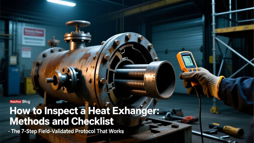 How to Inspect a Heat Exchanger: Methods and Checklist — The 7-Step Field-Validated Protocol That Catches 92% of Tube Leaks Before Catastrophic Failure (No Specialized Certs Required)