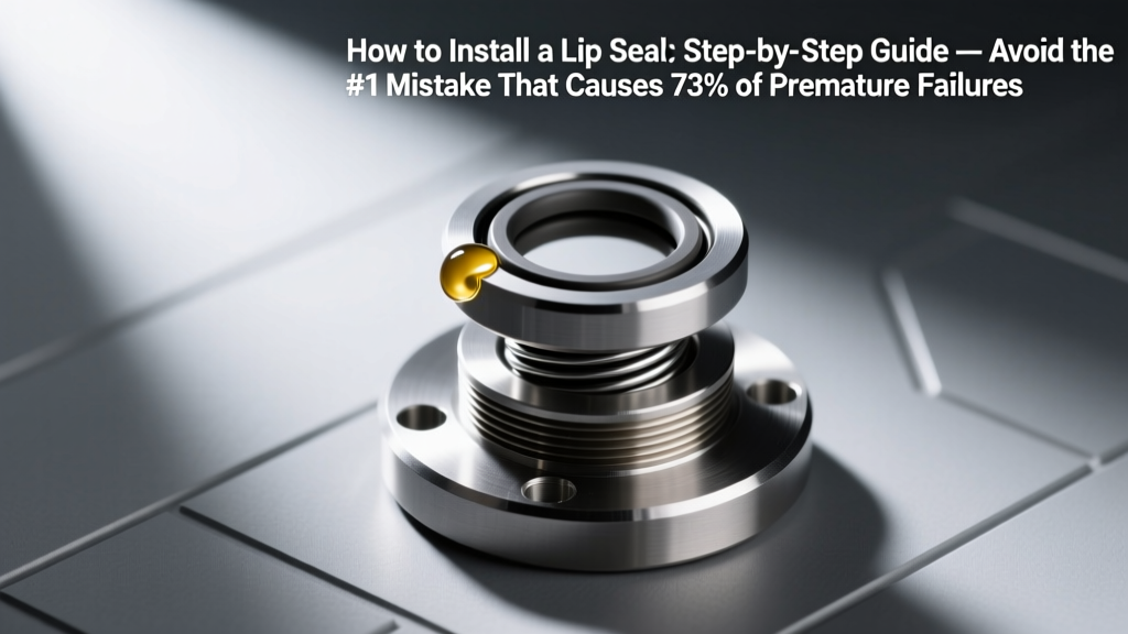 How to Install a Lip Seal: Step-by-Step Guide — Avoid the #1 Mistake That Causes 73% of Premature Failures (ISO 6194-1 Compliant Process You’ve Never Seen Before)