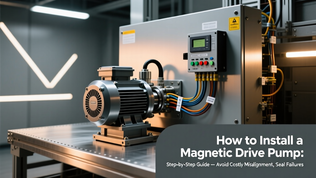 How to Install a Magnetic Drive Pump: Step-by-Step Guide — Avoid Costly Misalignment, Seal Failures & Motor Burnout with This Field-Validated 7-Phase Installation Protocol (2024 Edition)
