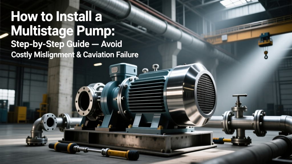 How to Install a Multistage Pump: Step-by-Step Guide — Avoid Costly Misalignment & Cavitation Failures in Under 90 Minutes (With Real-World Tolerance Benchmarks from API RP 14E & ISO 5199)