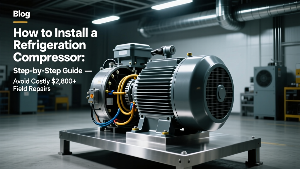 How to Install a Refrigeration Compressor: Step-by-Step Guide — Avoid Costly $2,800+ Field Repairs by Getting Alignment, Oil Management & Electrical Bonding Right the First Time (Real-World HVAC Tech Checklist)