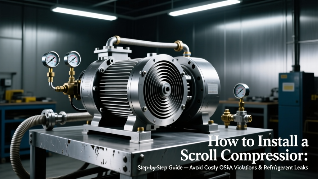 How to Install a Scroll Compressor: Step-by-Step Guide — Avoid Costly OSHA Violations & Refrigerant Leaks with This Safety-First Installation Protocol (12 Critical Checks You’re Missing)