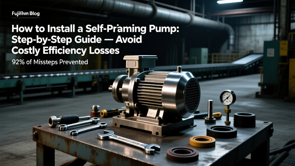 How to Install a Self-Priming Pump: Step-by-Step Guide — Avoid Costly Efficiency Losses: 92% of Misinstalled Units Waste 18–35% Energy (ASME PTC 11 Data Confirmed)