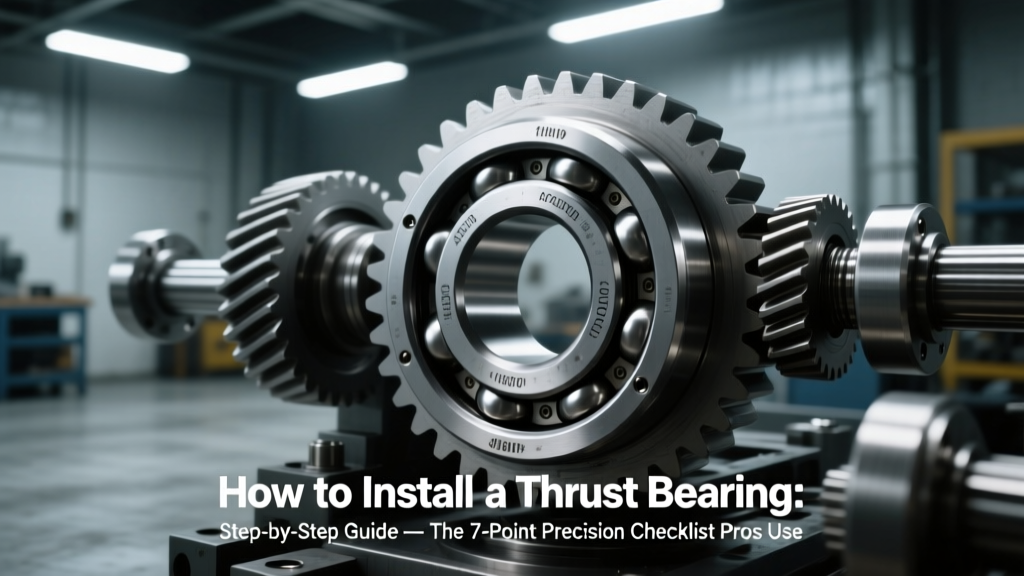 How to Install a Thrust Bearing: Step-by-Step Guide — The 7-Point Precision Checklist Pros Use (Skip This & Risk 83% Premature Failure)