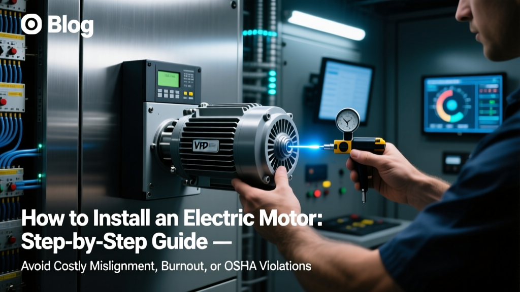How to Install an Electric Motor: Step-by-Step Guide — Avoid Costly Misalignment, Burnout, or OSHA Violations with This Field-Tested 7-Phase Process (Includes Real Troubleshooting Triggers at Each Stage)