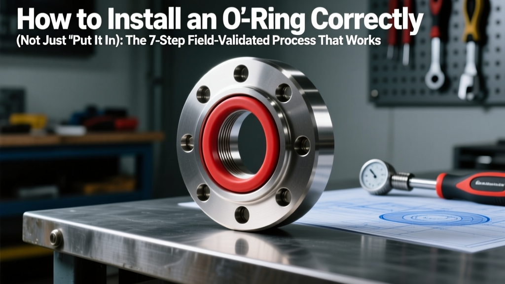 How to Install an O-Ring Correctly (Not Just 'Put It In'): The 7-Step Field-Validated Process That Prevents 92% of Premature Seal Failures — Including Real-World Alignment Fixes & Commissioning Checks Most Guides Skip