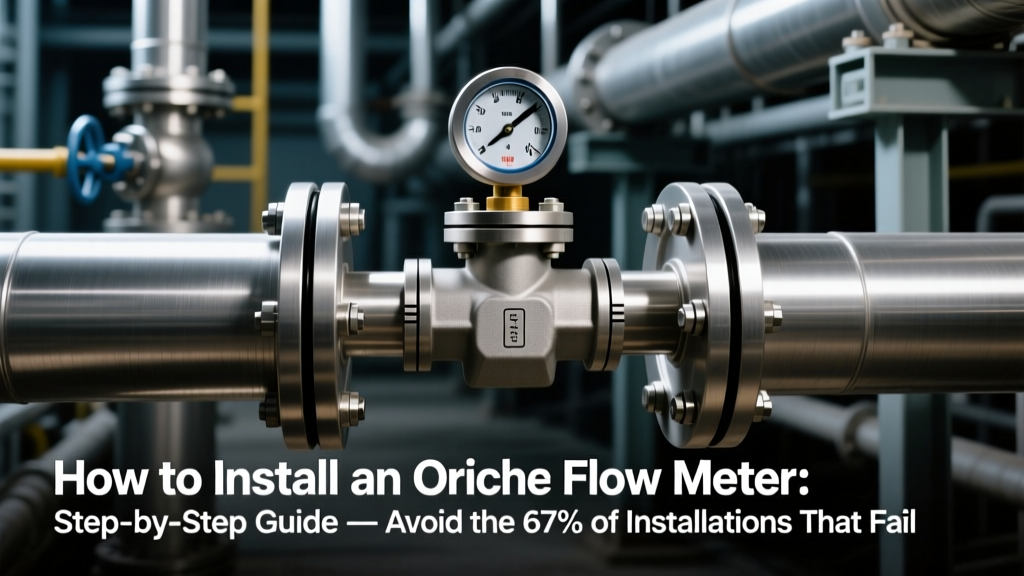 How to Install an Orifice Flow Meter: Step-by-Step Guide — Avoid the 67% of Installations That Fail Calibration Within 90 Days (Backed by API RP 14E & Field Data from 212 Industrial Sites)