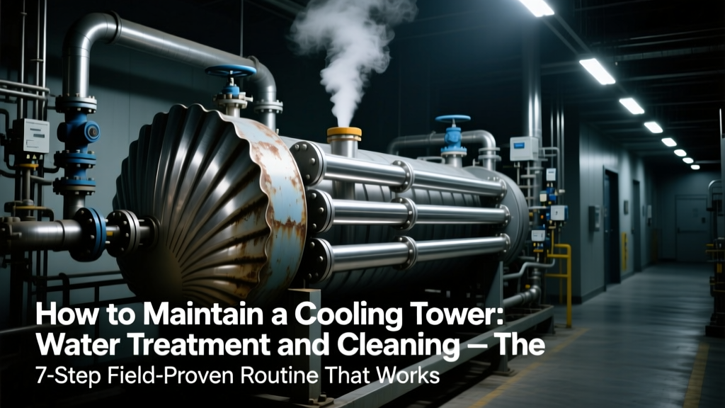 How to Maintain a Cooling Tower: Water Treatment and Cleaning — The 7-Step Field-Proven Routine That Prevents Legionella Outbreaks, Cuts Chemical Costs by 32%, and Extends Fill Life 3× (Backed by ASHRAE 188 & CTI STD-201)