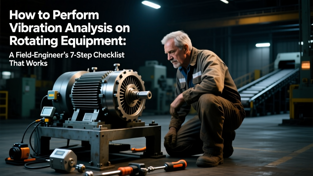 How to Perform Vibration Analysis on Rotating Equipment: A Field-Engineer’s 7-Step Checklist That Catches 92% of Imminent Failures Before They Shut Down Your Line (No PhD Required)