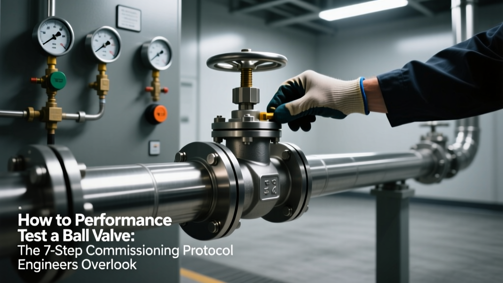 How to Performance Test a Ball Valve: The 7-Step Commissioning Protocol Engineers Overlook (With Real-Time Pressure Drop Benchmarks & ASME B16.34 Compliance Checks)