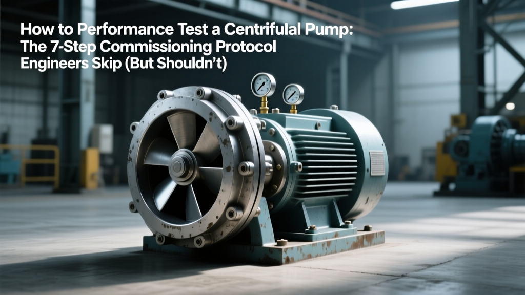 How to Performance Test a Centrifugal Pump: The 7-Step Commissioning Protocol Engineers Skip (But ISO 5198 & API RP 11S1 Say You Can’t Afford To)