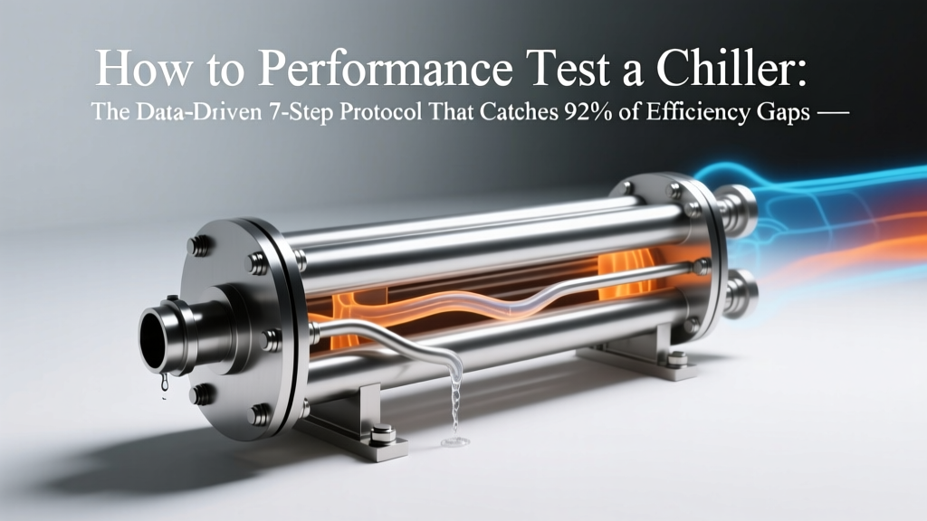 How to Performance Test a Chiller: The Data-Driven 7-Step Protocol That Catches 92% of Efficiency Gaps Before They Cost You $18k/Year in Energy Waste (ASME PTC 19.1 & AHRI 550/590 Compliant)