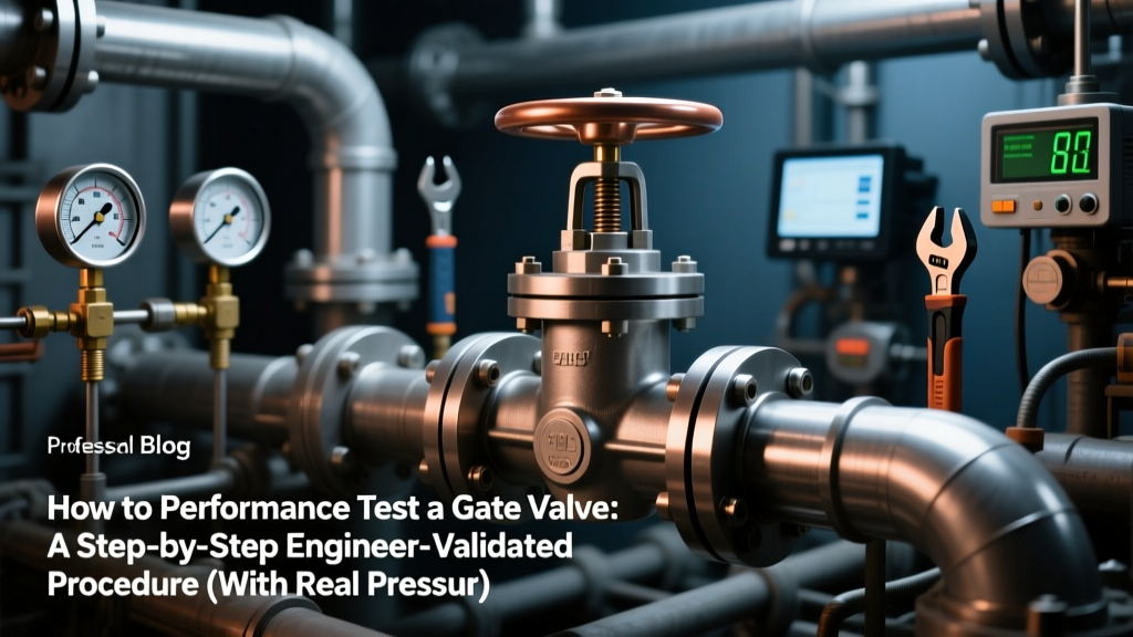 How to Performance Test a Gate Valve: A Step-by-Step Engineer-Validated Procedure (With Real Pressure Drop Calculations, Measurement Tolerances, and ASME B16.34 Compliance Checks)