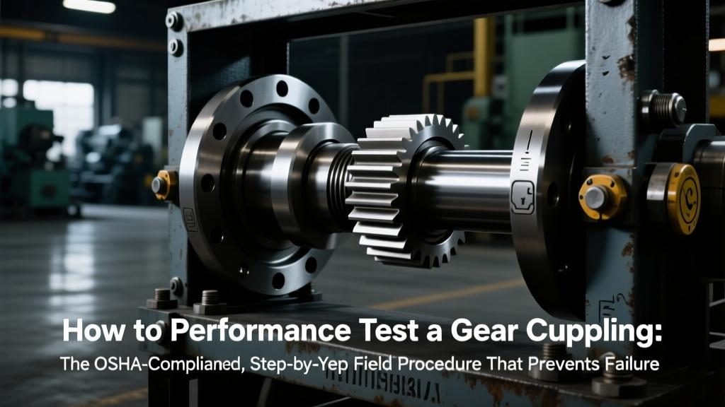How to Performance Test a Gear Coupling: The OSHA-Compliant, Step-by-Step Field Procedure That Prevents Catastrophic Failure (With Real-Time Data Validation & ISO 10816 Benchmarks)
