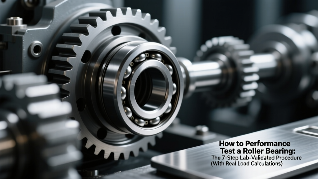 How to Performance Test a Roller Bearing: The 7-Step Lab-Validated Procedure (With Real Load Calculations, Vibration Thresholds, and ISO 15243 Pass/Fail Benchmarks)