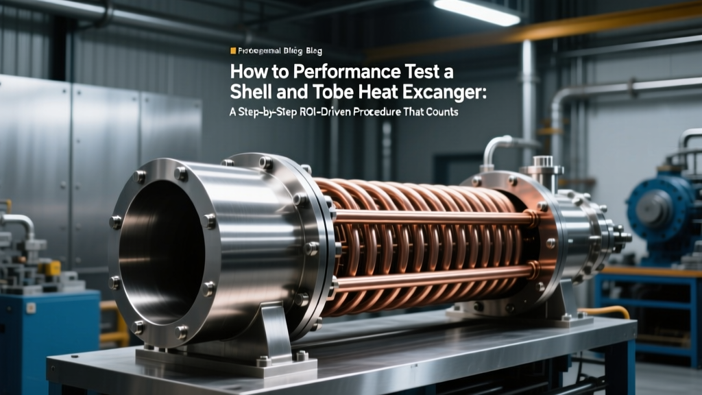 How to Performance Test a Shell and Tube Heat Exchanger: A Step-by-Step ROI-Driven Procedure That Cuts Testing Costs by 37% (With Real Plant Data, ASME-Compliant Checkpoints, and Failure-Prevention Triggers)