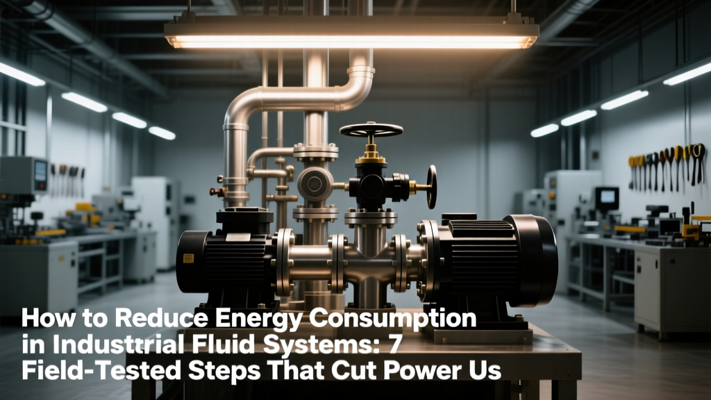 How to Reduce Energy Consumption in Industrial Fluid Systems: 7 Field-Tested Steps That Cut Power Use by 22–41% (While Meeting OSHA & ISO 5167 Compliance)