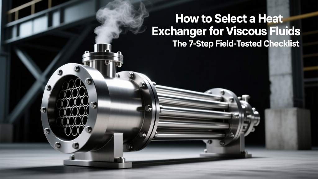 How to Select a Heat Exchanger for Viscous Fluids: The 7-Step Field-Tested Checklist (Skip the Guesswork—Engineers at BASF & Dow Use This Exact Process)