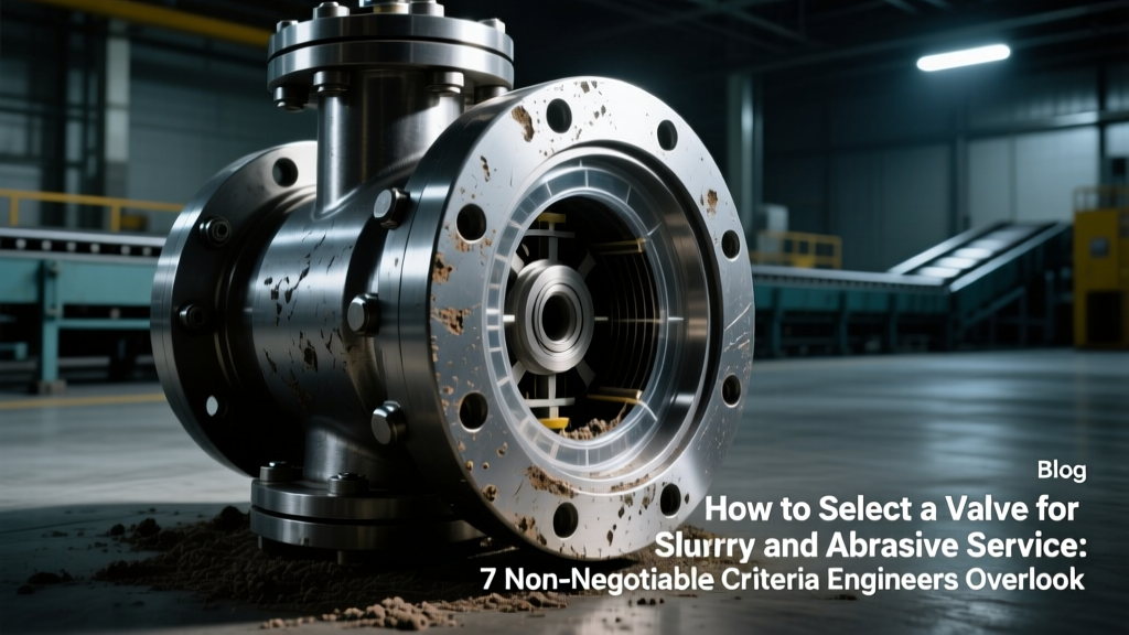 How to Select a Valve for Slurry and Abrasive Service: 7 Non-Negotiable Criteria Engineers Overlook (Including Why Your Current Knife Gate Is Failing at 18 Months)