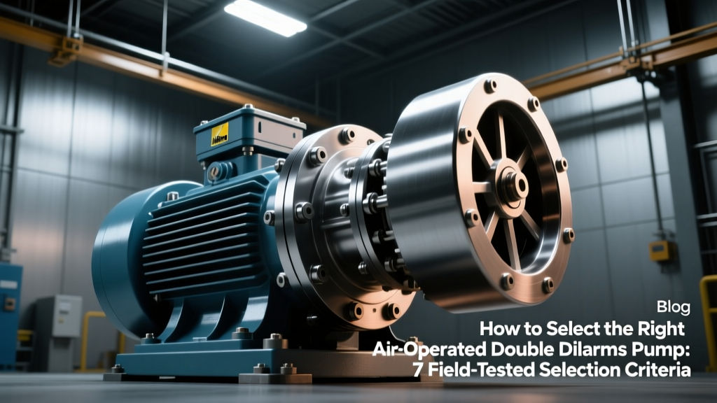 How to Select the Right Air-Operated Double Diaphragm Pump: 7 Field-Tested Selection Criteria Your Engineer Overlooked (Including NPSH Margin Checks, Pulse Dampening Fixes, and Real-World Material Failure Forensics)